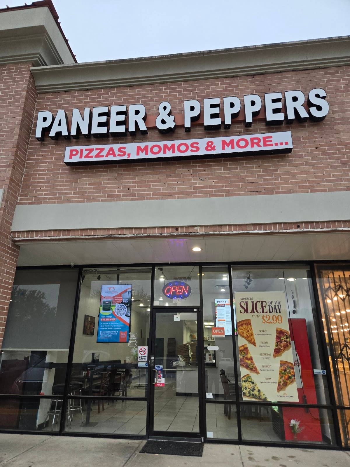 Paneer & Peppers Pizza restaurant in Houston - photo 8