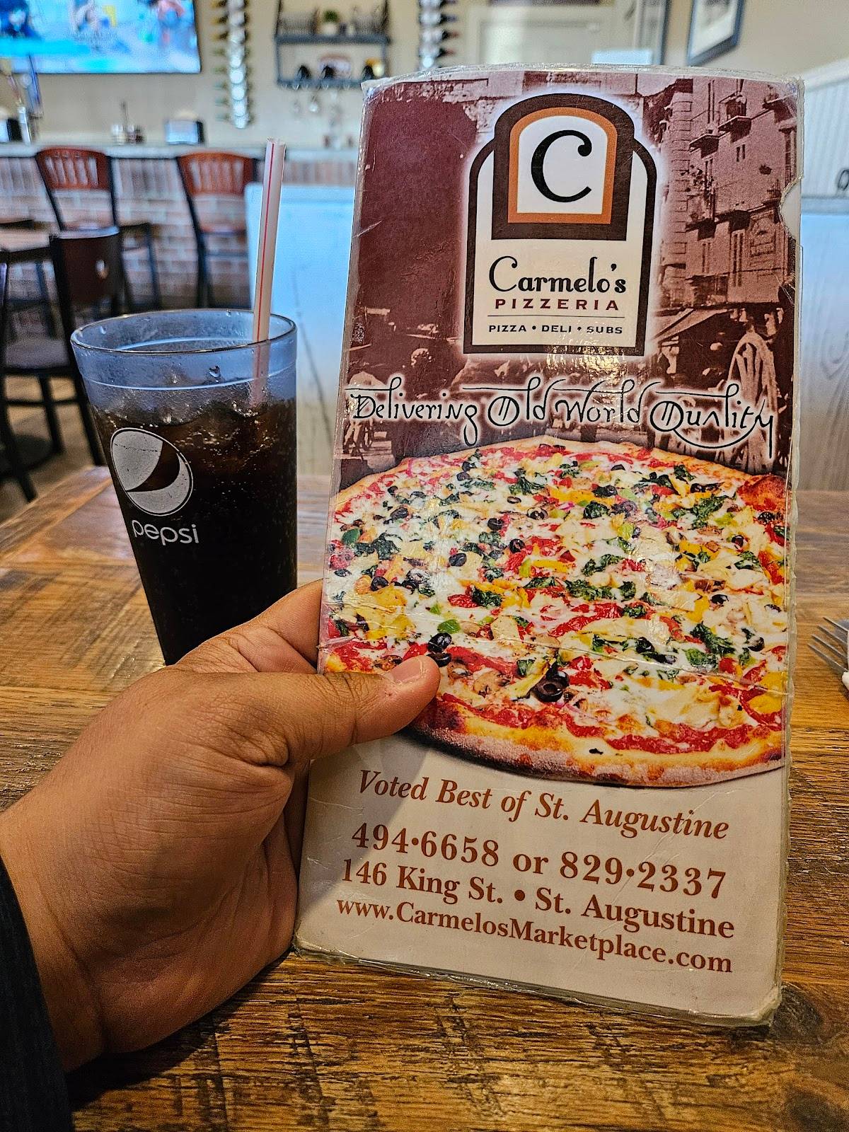 Carmelo's Pizzeria restaurant in St Augustine - photo 5