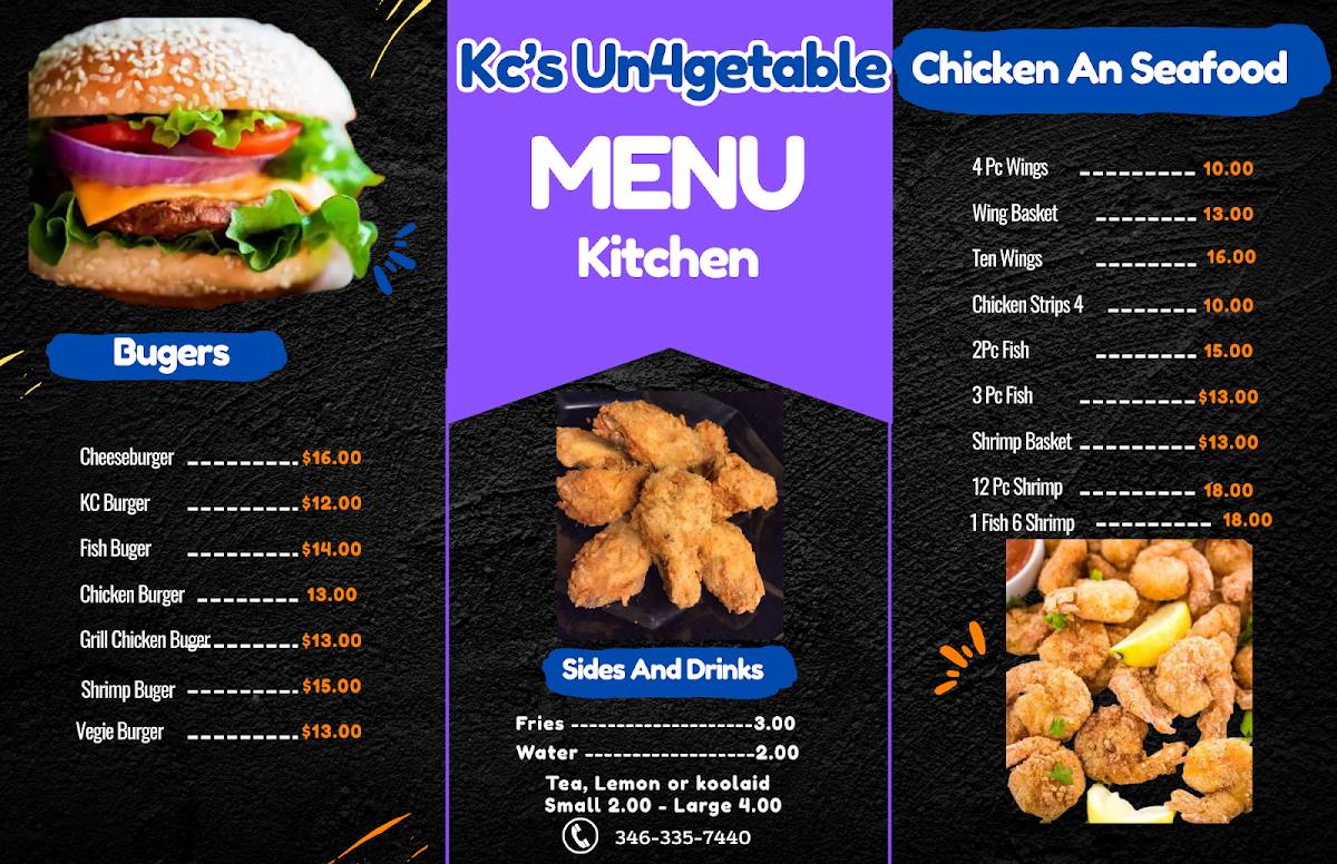 KC's Un4getable Kitchen (Food Truck) restaurant in Houston - photo 2