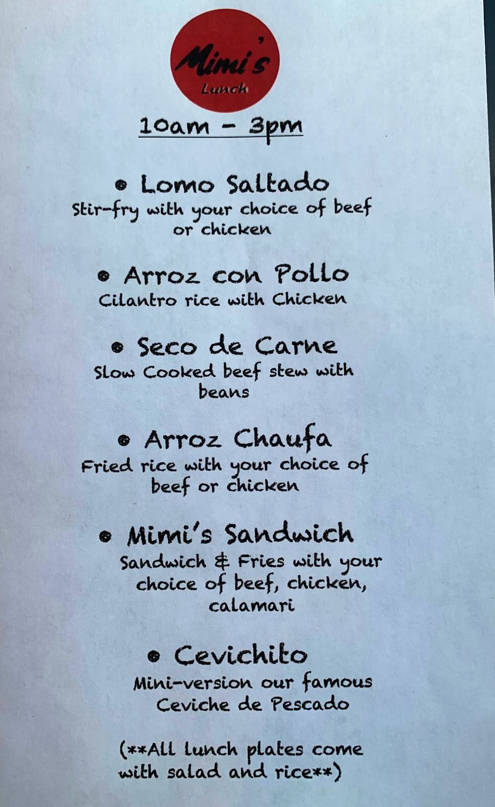 Mimi's Peruvian Cuisine restaurant in Honolulu - photo 4
