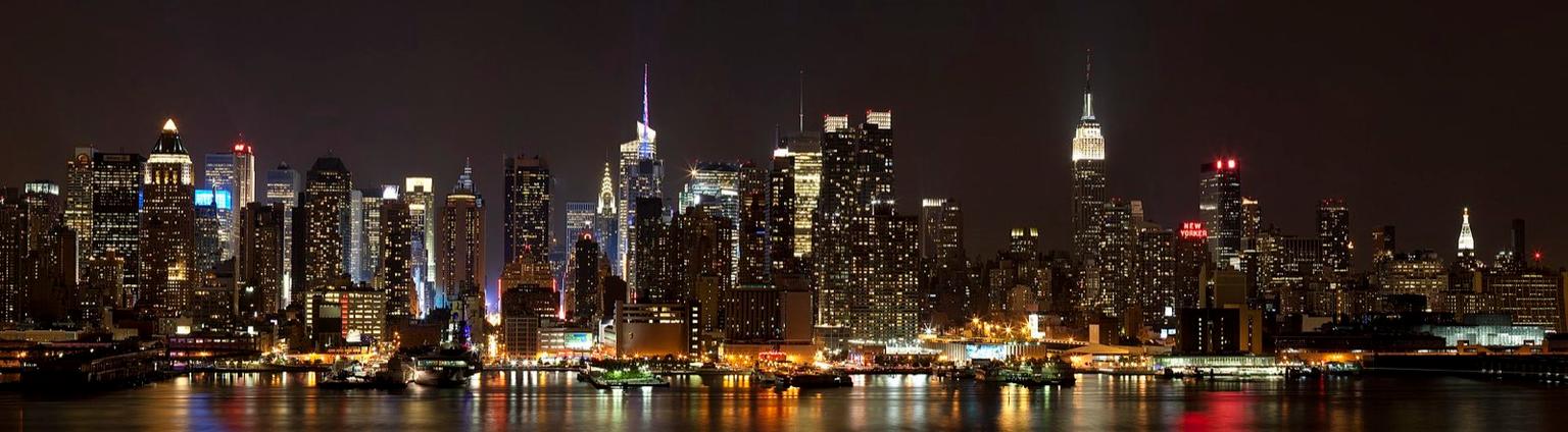 The Manhattan skyline