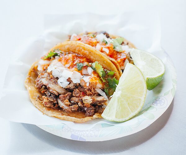 Suadero Taco at Tacos El Gordo